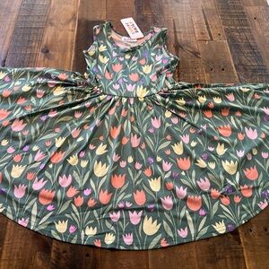 Dot Dot Smile size 7 girls tulip tank twirl dress new